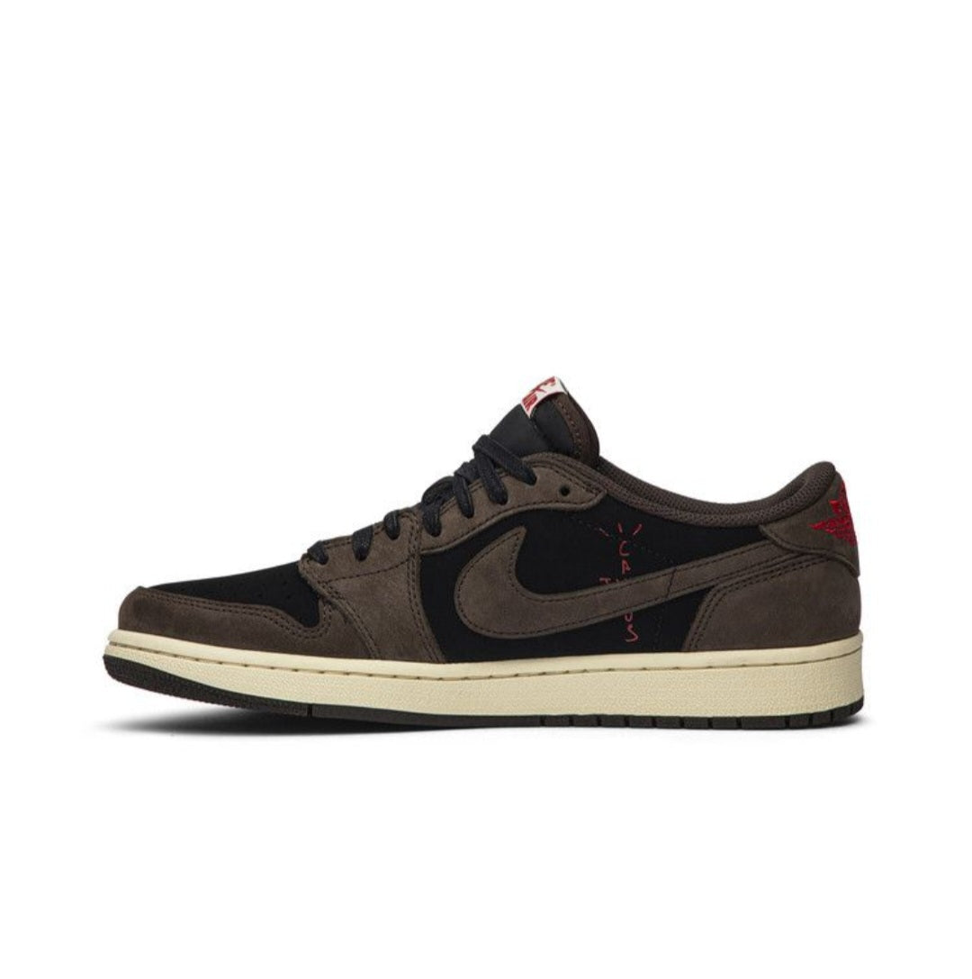2019 Travis Scott and Jordan Brand collaborate on an Air Jordan 1 Low, taking