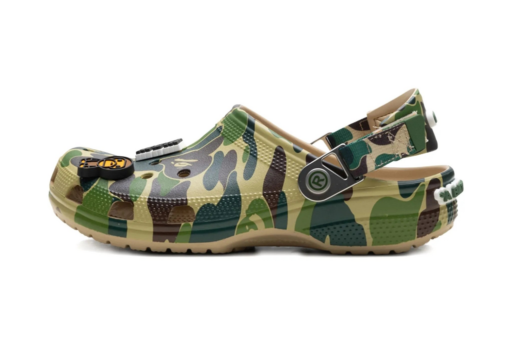 A Bathing Ape Clog "Camo  Green" sneakers