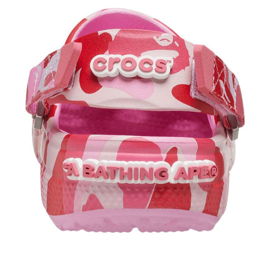 A Bathing Ape Clog "Pink Camo" sneakers