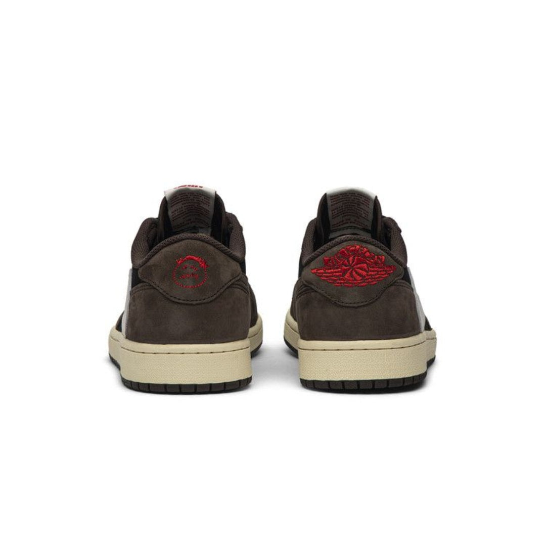 2019 Travis Scott and Jordan Brand collaborate on an Air Jordan 1 Low, taking